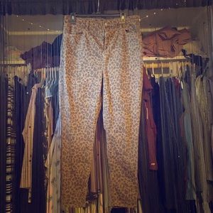 Cheetah print American Eagle Jeans